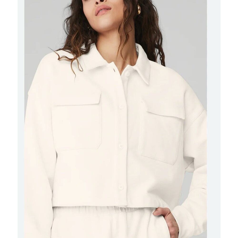 ALO Yoga White Women's Jacket - Picture 4 of 10